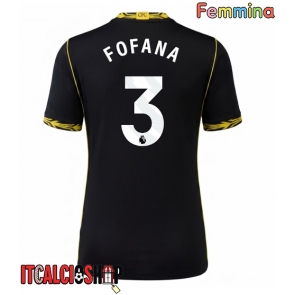 Chelsea Wesley Fofana #3 Seconda Maglia Femmina 2026-27 Manica Corta
